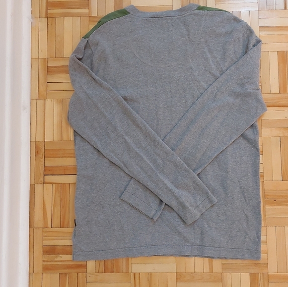 Mexx colorblock cotton long sleeve top size L - Picture 2 of 4